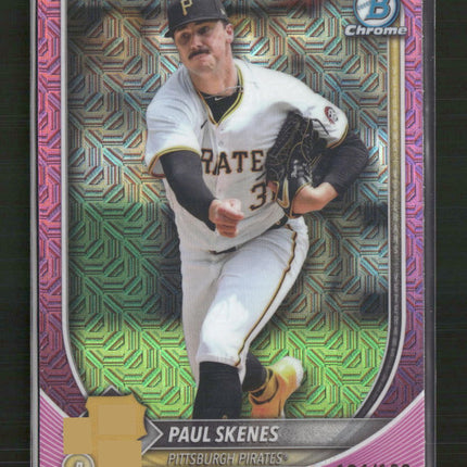 Paul Skenes 2025 Bowman #30 Purple Pattern #/199