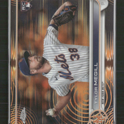 Tylor Megill 2022 Topps Chrome #212 Orange Refractor #/25