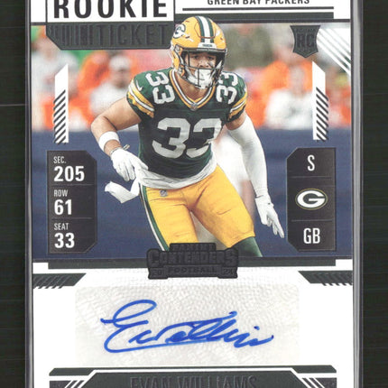 Evan Williams 2024 Panini Contenders #241