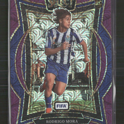 Rodrigo Mora 2024-25 Panini Select FIFA #50 Purple Mojo
