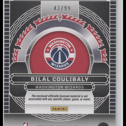 Bilal Coulibaly 2023-24 Panini Obsidian #UM-BIL Unbreakable Orange Flood #/99