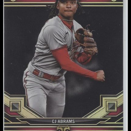 CJ Abrams 2024 Topps Triple Threads #79 Onyx #/50