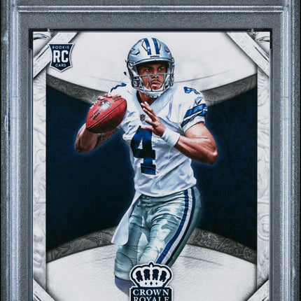 Dak Prescott 2016 Panini Crown Royale #93 PSA 10