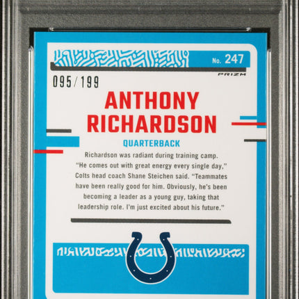 Anthony Richardson 2023 Panini Donruss Optic #247 Blue PSA 10