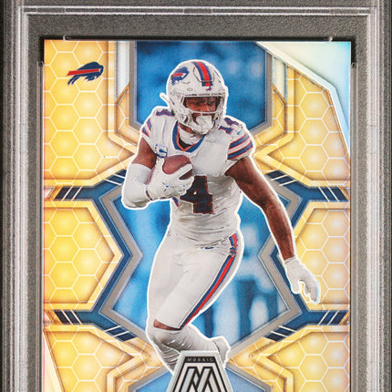 Stefon Diggs 2022 Panini Mosaic #21 Honeycomb PSA 10