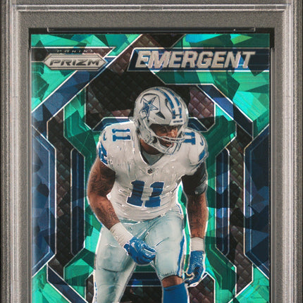 Micah Parsons 2023 Panini Prizm Emergent #H18 Emergent-Green Ice PSA 10