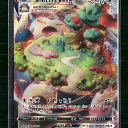 Snorlax VMAX SWSH01: Sword & Shield Base Set #142/202