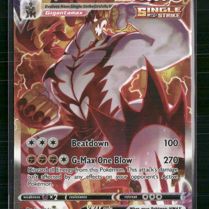 Single Strike Urshifu VMAX (Alternate Art Secret) SWSH05: Battle Styles #168/163