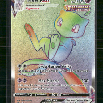 Mew VMAX (Secret) SWSH08: Fusion Strike #268/264
