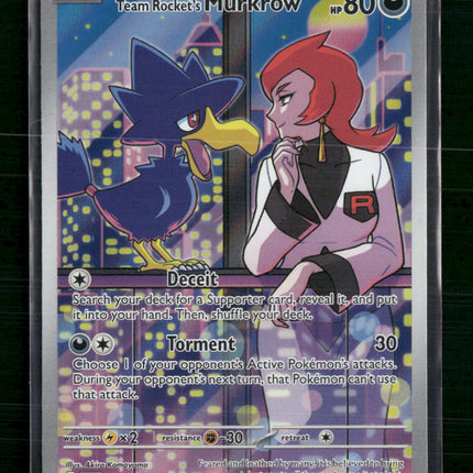 Team Rocket's Murkrow SV10: Destined Rivals #200/182