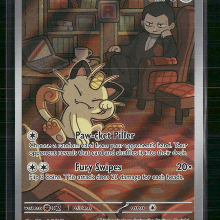 Team Rocket's Meowth SV10: Destined Rivals #203/182