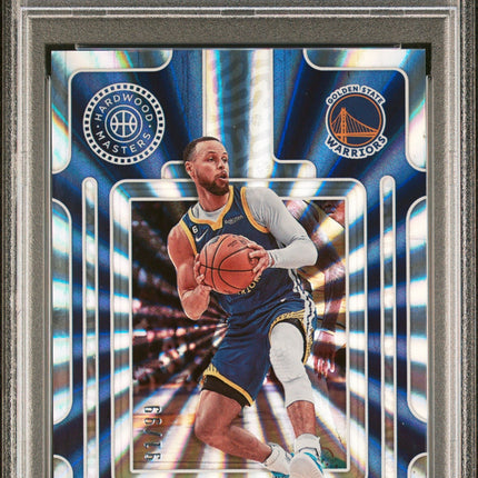 Stephen Curry 2023 Panini Donruss Hardwood Masters #9 Hardwood Masters-Hl PSA 10