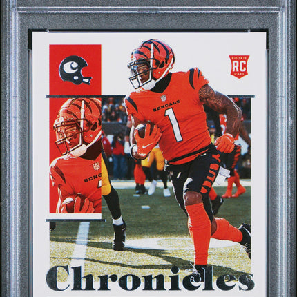 Ja’marr Chase 2021 Panini Chronicles #17 PSA 9
