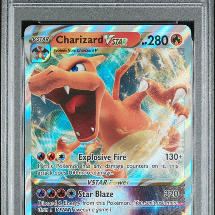 Charizard Vstar 2022 Pokemon SWSH Brilliant Stars #018 Brilliant Stars PSA 10