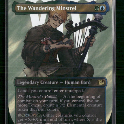 The Wandering Minstrel (Borderless) (Surge Foil) FINAL FANTASY #548