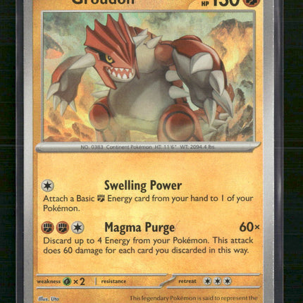 Groudon SV: Prismatic Evolutions #049/131 Reverse Holo