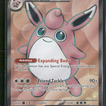 Wigglytuff ex SV: Scarlet & Violet 151 #187/165