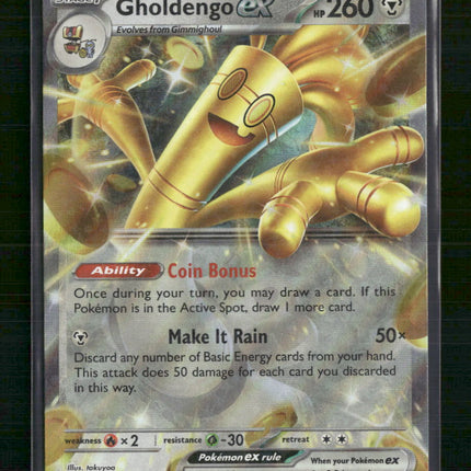 Gholdengo ex SV04: Paradox Rift #139/182