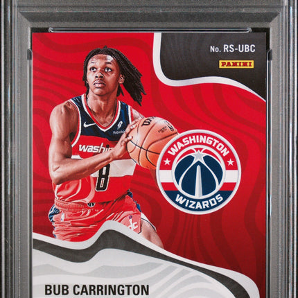 Bub Carrington 2024 Panini Revolution Revolution Signatures #RSUBC PSA 9