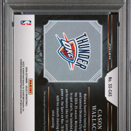 Cason Wallace 2024 Panini Select Signature Selections #SSCAS PSA 9