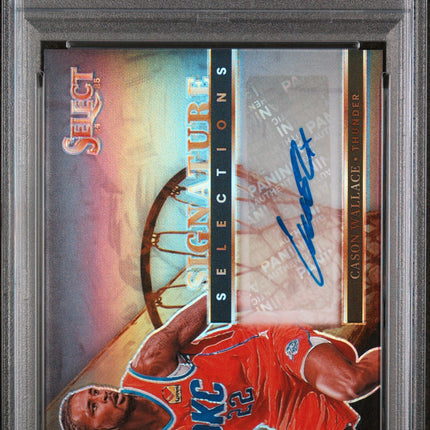 Cason Wallace 2024 Panini Select Signature Selections #SSCAS PSA 9
