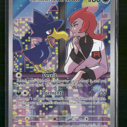 Team Rocket's Murkrow SV10: Destined Rivals #200/182