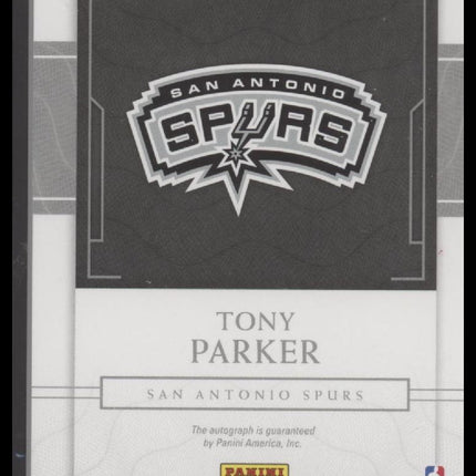 Tony Parker 2016-17 Panini National Treasures #61 Signatures #/35