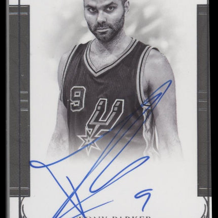 Tony Parker 2016-17 Panini National Treasures #61 Signatures #/35