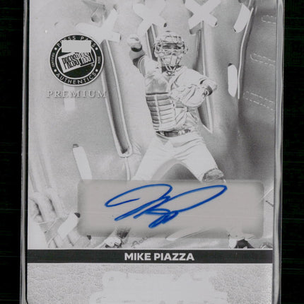Mike Piazza 2024 Press Pass #GG-MP1 Great Gloves Printing Plates Black #/1 (AU)