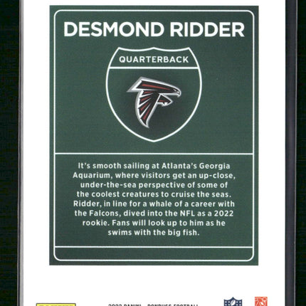 Desmond Ridder 2022 Donruss #DT-DR Downtown!