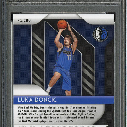 Luka Doncic 2018 Panini Prizm #280 PSA 10