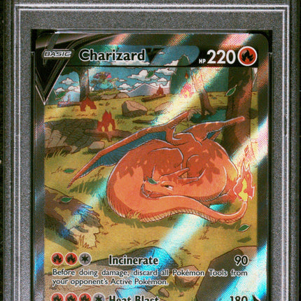 Fa/Charizard V 2022 Pokemon Swsh Black Star Promo #260 PSA 8