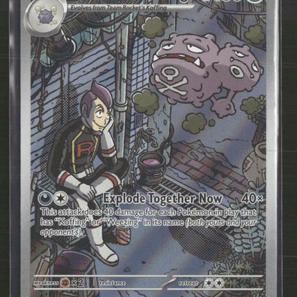 Team Rocket's Weezing SV10: Destined Rivals #199/182