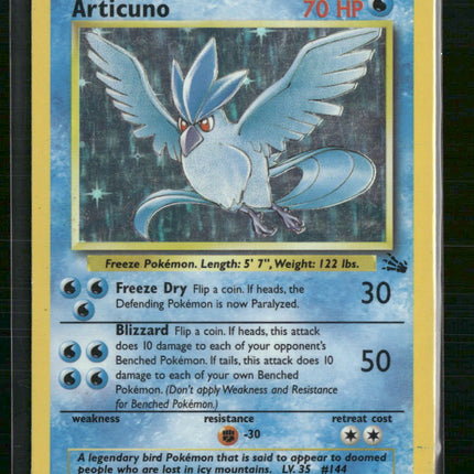 Articuno (2) Fossil #02/62 - Damaged