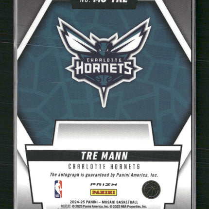 Tre Mann 2024-25 Panini Mosaic #MS-TRE Scripts
