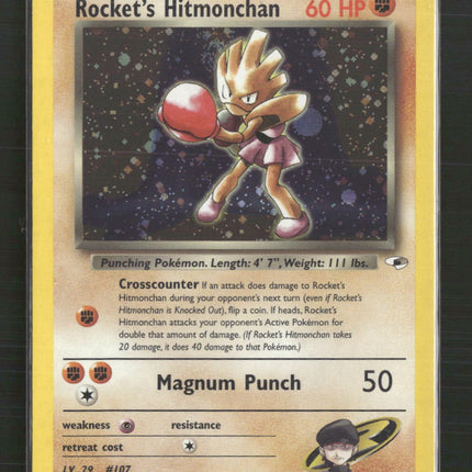 Rocket's Hitmonchan Gym Heroes #011/132