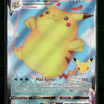 Surfing Pikachu VMAX Celebrations #009/025