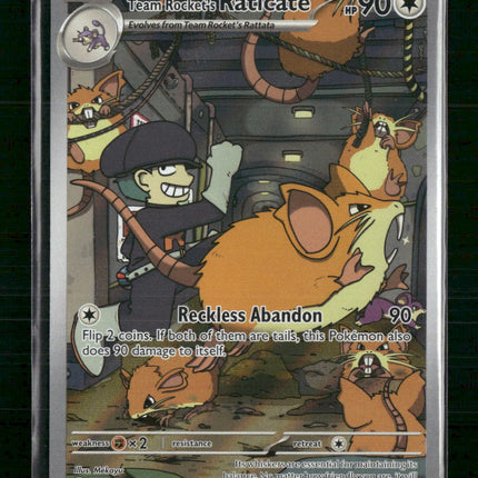 Team Rocket's Raticate SV10: Destined Rivals #202/182