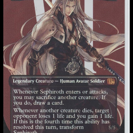 Sephiroth, Fabled SOLDIER (Borderless) (Surge Foil) FINAL FANTASY #527