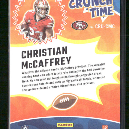 Donruss #CRU-CMC Christian McCaffrey Crunch Time Case Hit
