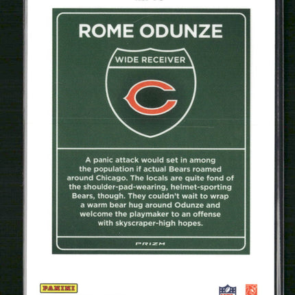 Rome Odunze 2024 Donruss #15 Downtown