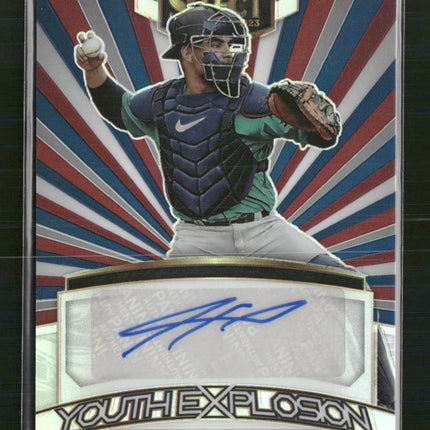 Harry Ford 2023 Panini #YES-HF Youth Explosion Signatures Tri-Color Prizm #/49
