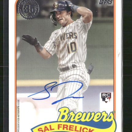 Sal Frelick 2024 Topps #89BA2-SF 1989 35th Anniversary Autographs (Series Two)