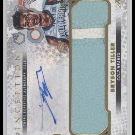 2022-23 Topps Inception Auto and Game Ball Bryson Tiller #AGBRC-BT #/25