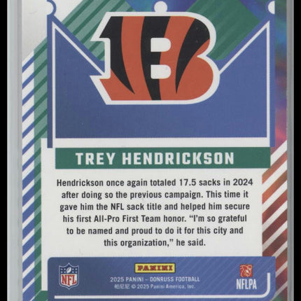 Trey Hendrickson Donruss All Pro Kings #APK-THN Patch /100