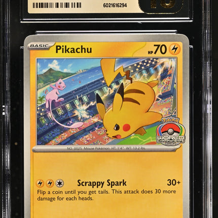 Pikachu 2024 Black Star Promos #190 CGC 10