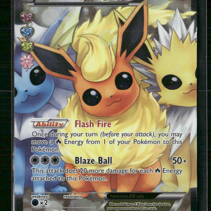 Flareon EX (Full Art) Generations: Radiant Collection #RC28/RC32