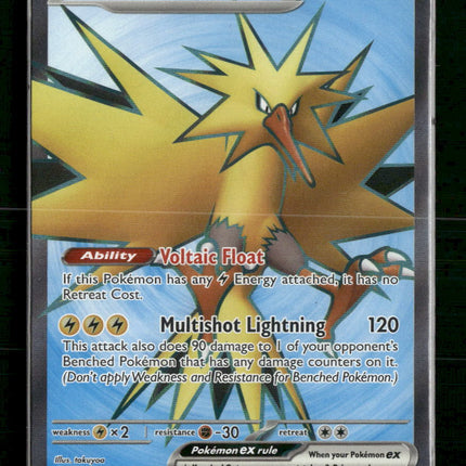 Zapdos ex SV: Scarlet & Violet 151 #192/165