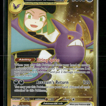 Team Rocket's Crobat ex SV10: Destined Rivals #242/182