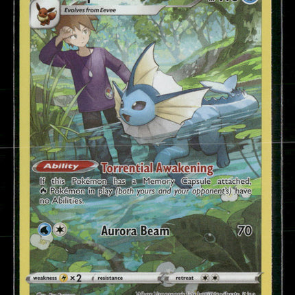 Vaporeon SWSH09: Brilliant Stars Trainer Gallery #TG02/TG30